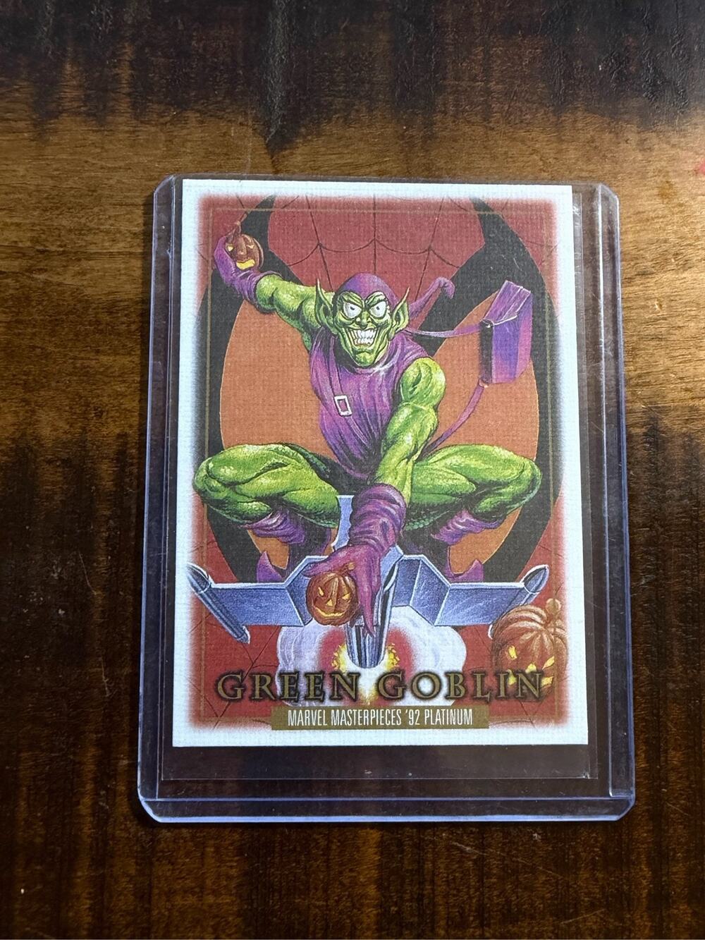 2024 Marvel Masterpieces '92 Platinum #36 Green Goblin Base Trading Card